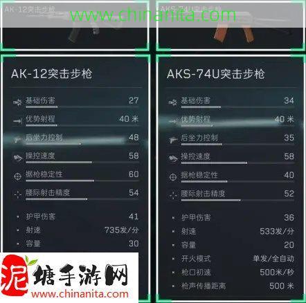 三角洲行动aks:三角洲行动ak12和aks对比分析